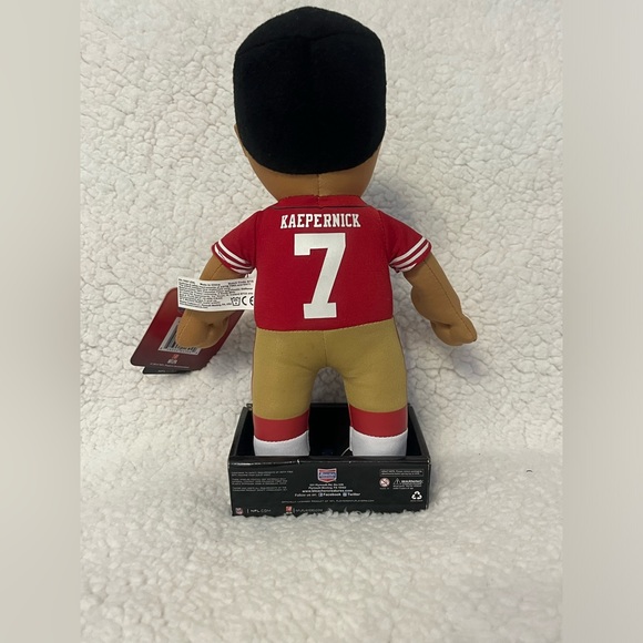 NWT-NFL Bleacher Creatures Plush Figure- Colin Kaepernick - Picture 2 of 5